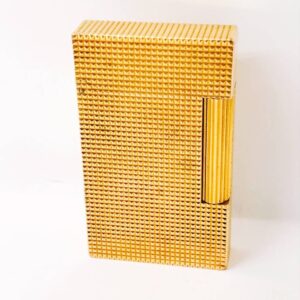 S.T.Dupont デュポン ガスライター ライン2 ダイヤモンドヘッド ゴールド色