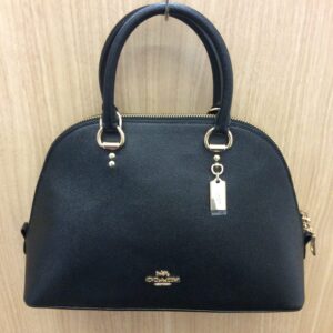 COACH コーチ 2way ラグジュアリー クロスグレーン レザー ハンドバッグ