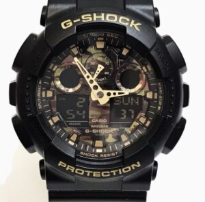 G-SHOCK GA-100CF Gショック カシオ アナデジ 迷彩柄 20気圧防水 200m防水