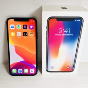 iPhoneX 256GB スペースグレー