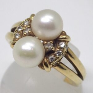 K18 真珠リング