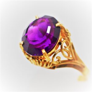 K18 アメジストリング