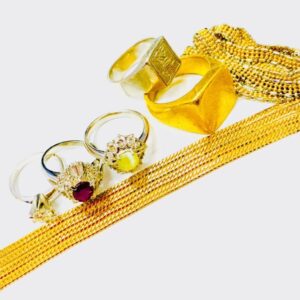 24K 18K ルビーキャッツアイ　ジュエリーアクセサリーおまとめ