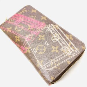 LOUIS　VUITTON　ルイ・ヴィトン　ジッピーウォレット　トランク柄　モノグラム
