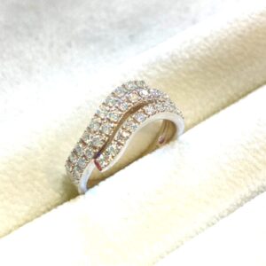 Pt900 リング メレ 0.6ct