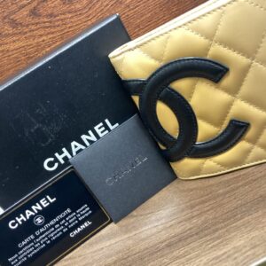 CHANEL シャネル カンボンライン 二つ折り財布