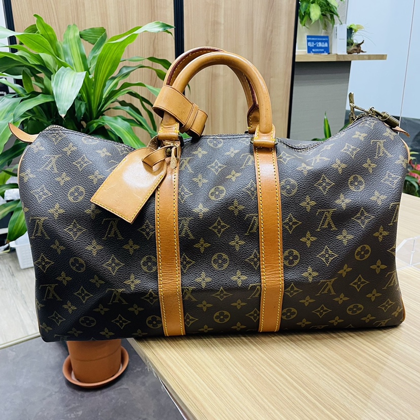 限定特価【LOUISVUITTON】キーポル45 モノグラムボストンバッグ／旅行カバン バッグ