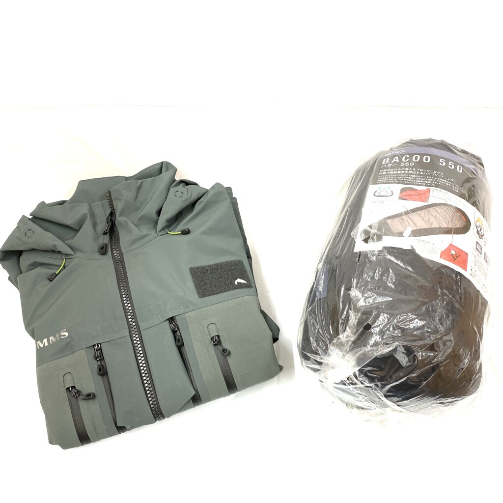 SIMMS シムス G3 Guide Tactical Jacket & BACOO バクー 550 シュラフ
