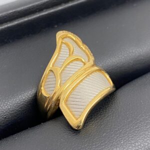 K18 Pt900 コンビ リング