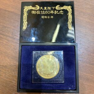 金貨　天皇陛下　御在位60年記念