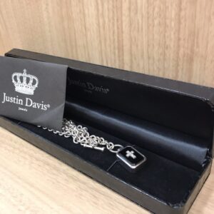 Jastin Davis ジャスティンデイビス sv シルバー 925 ネックレス オニキス ダイヤモンド