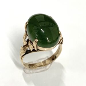 K14ヒスイ付きリング