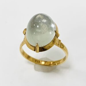 K18 ムーンストーン付リング