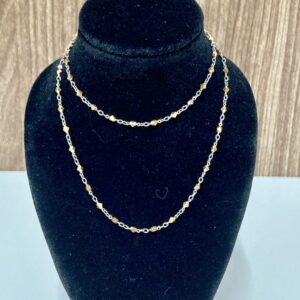 K18ベースPt850コンビネックレス