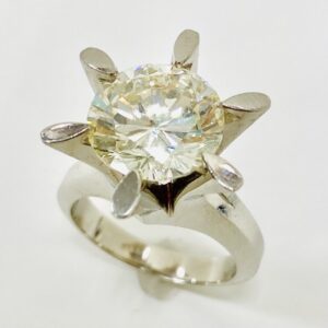 Pt900 ダイヤ5.115ct付リング