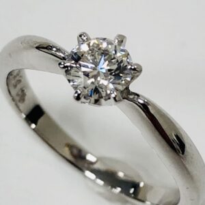 Pt950 ダイヤ0.32ct付リング