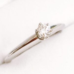 Pt950 ダイヤモンド付き リング