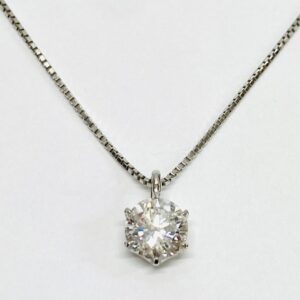 Pt900/850 ダイヤ 1.07ct ネックレス