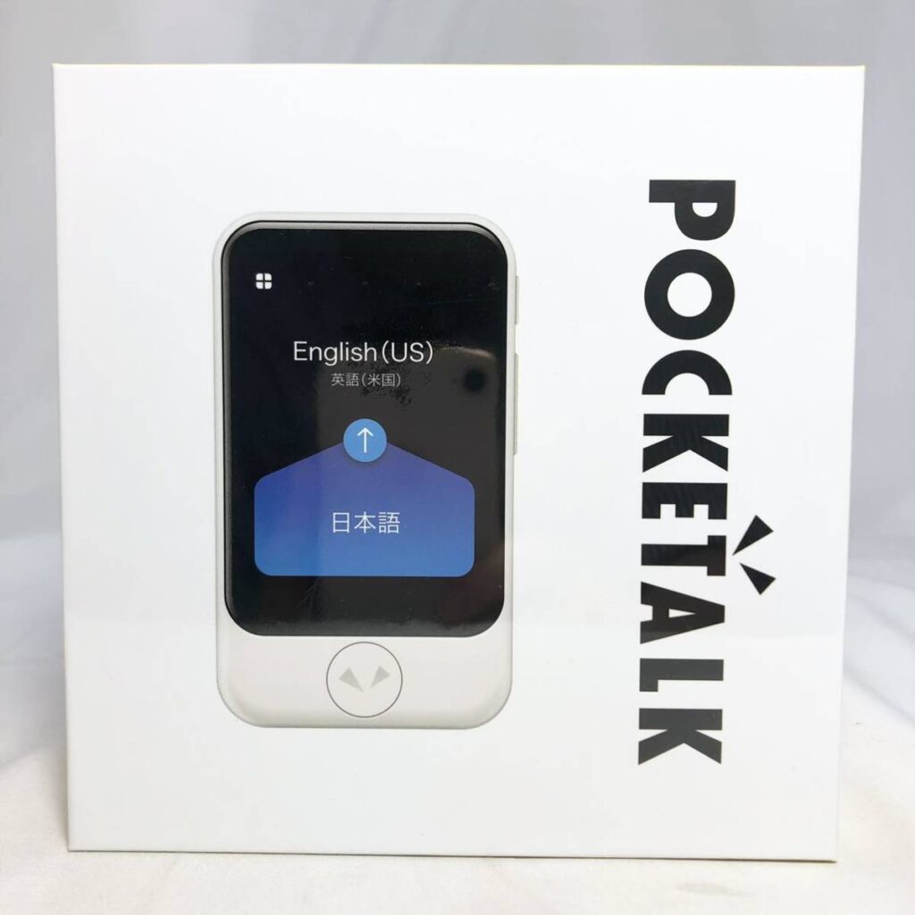 新品未開封品 POCKETALK S Plus ホワイト シュリンク付 0614グローバル通信