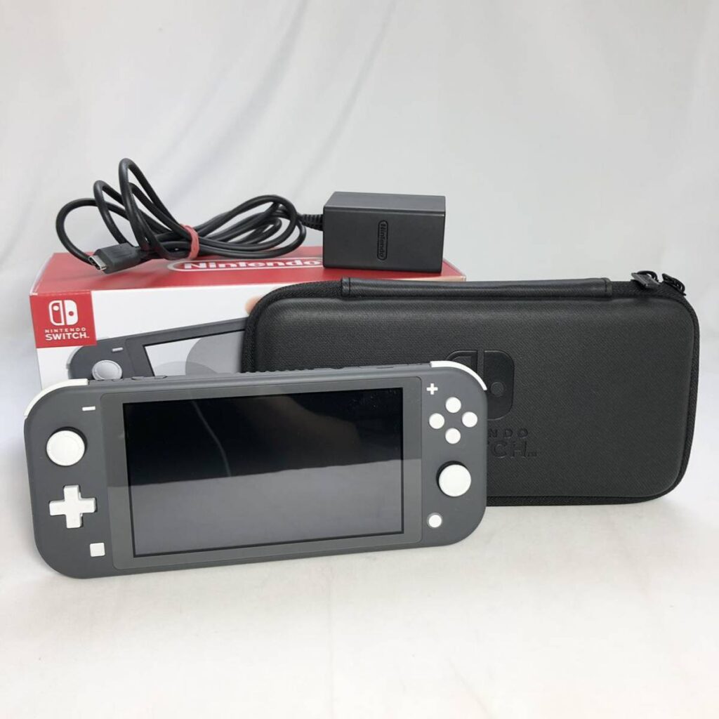 Nintendo Switch LITE グレー 本体 ケース付き 【超歓迎された】 家電 ...