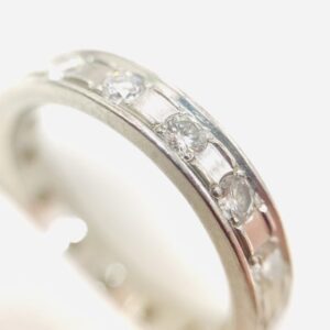 Pt900 1.10ct メレダイヤモンド プラチナジュエリーリング