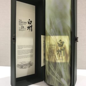 サントリーシングルモルトウイスキー 白州25年 箱付き