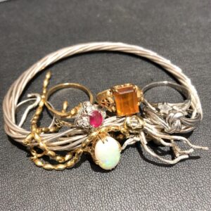 K18リング / Pt900バングル