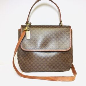 CELNE セリーヌ マカダム柄 2way ハンドバッグ ショルダーバッグ