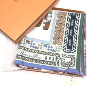 HERMES エルメス カレ90 コリエドシアン