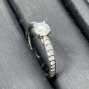 Pt950 ダイヤ付きリング アクセサリー