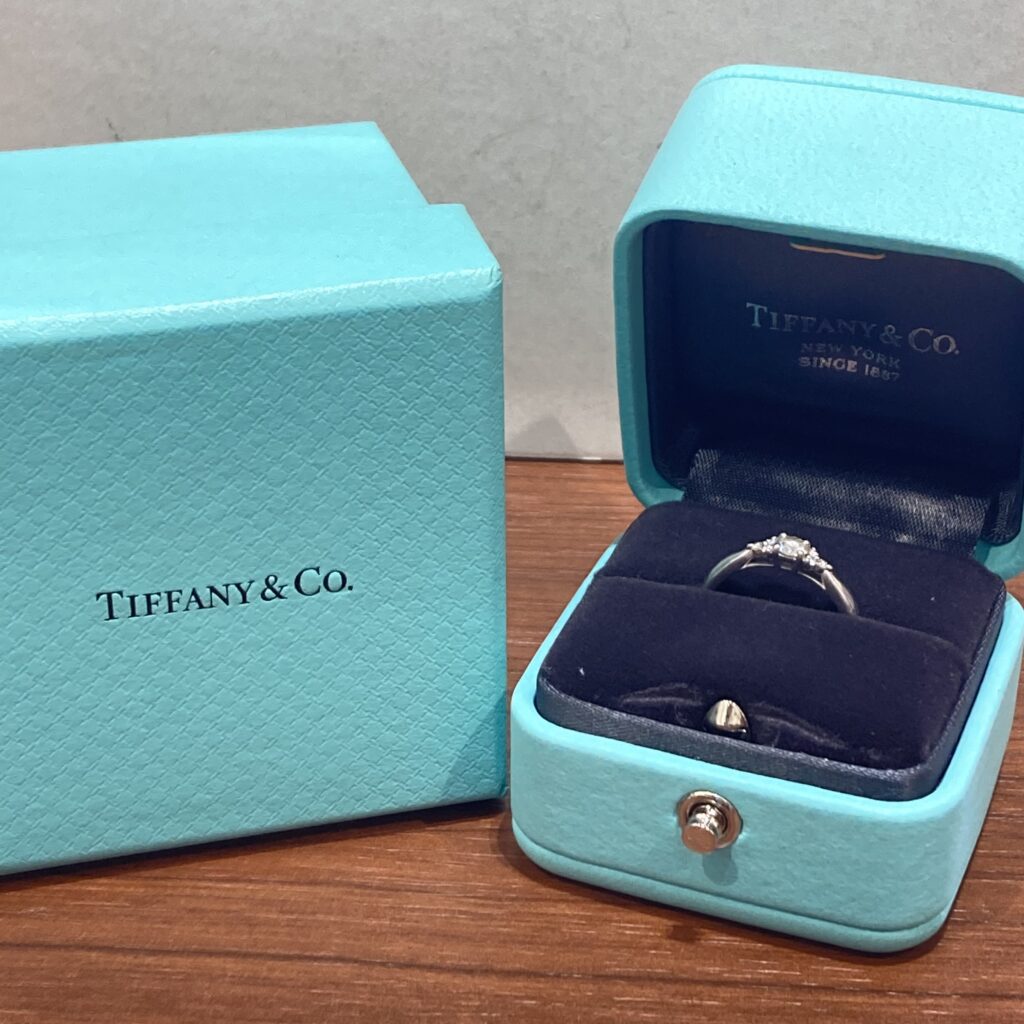 Tiffany＆Co Pt950 ダイヤリング