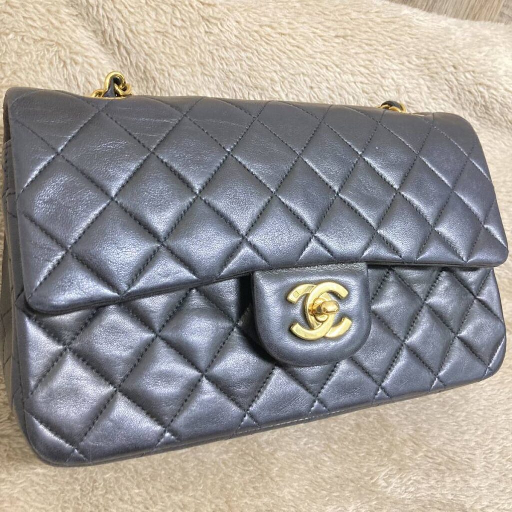 CHANEL シャネル マトラッセ ラムスキン ブラック