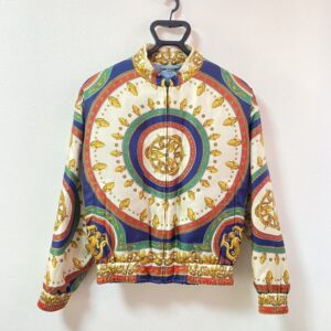 GUCCI グッチ スカーフ柄 ブルゾン ジャケット