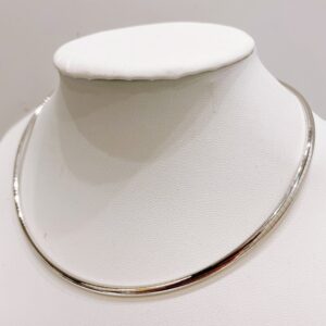 K18WG　オメガネックレス