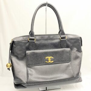 CHANEL シャネル キャビアスキントートバッグ