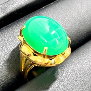 K18 翡翠 リング
