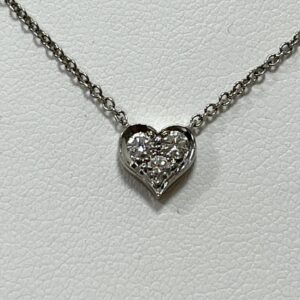 ティファニー Pt950 センチメンタルハートペンダント