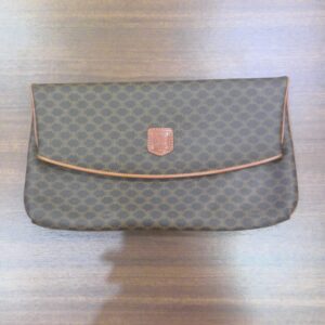CELINE マカダム柄クラッチバッグ