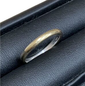 K18WG シンプル リング