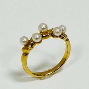 K18 パール0.8ct付リング