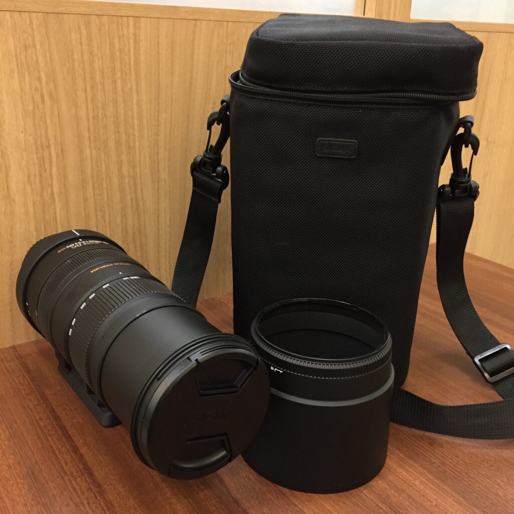 シグマ　SIGMA　カメラ　レンズ　150‐500mm　ソフトケース付き