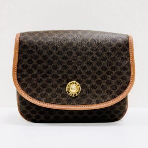 CELINE マカダム柄ショルダーバッグ