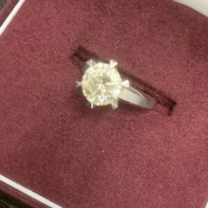 pt900 プラチナ 2.2ct カラット ダイヤモンド リング