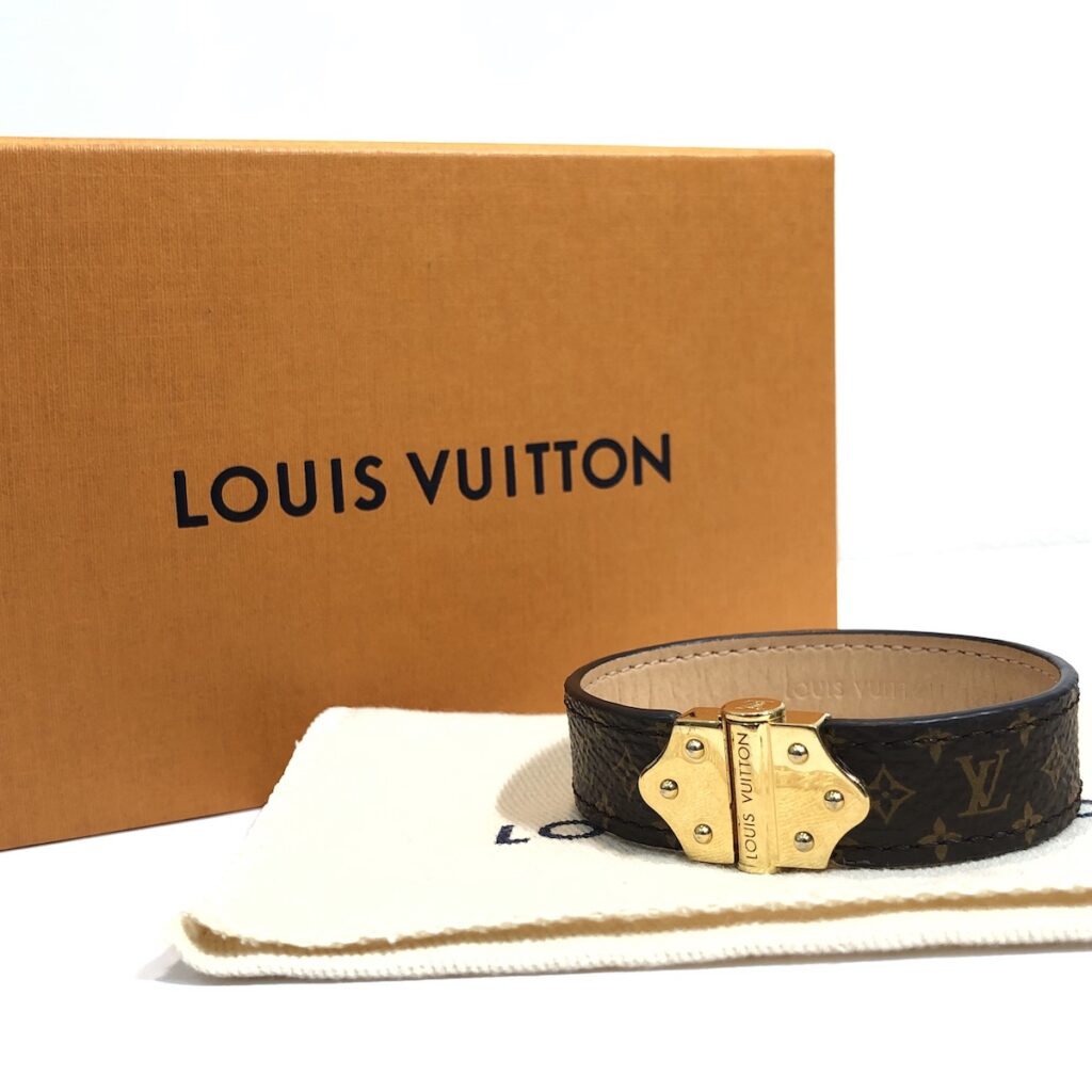 Louis Vuitton Nano Monogram Bracelet M6689 Brown