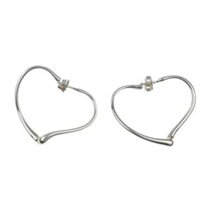 ティファニー オープンハート フープピアス