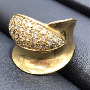 K18 メレダイヤ0.77ct リング