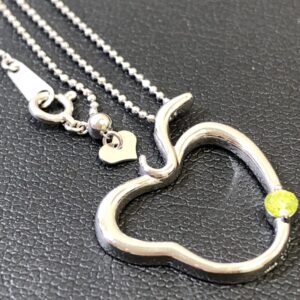 K18ホワイトゴールドネックレス