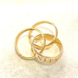 K18 Cartier トリニティリング