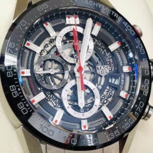 TAG HEUER タグ・ホイヤー　カレラ キャリバー ホイヤー01 クロノグラフ ブラック　CAR201V.BA0714