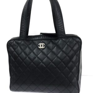 CHANEL シャネル マトラッセ キャビアスキン ハンドバッグ